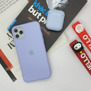 Ốp iphone dẻo chống bụi bẩn, chống vân tay màu tím mộng mơ các đời máy