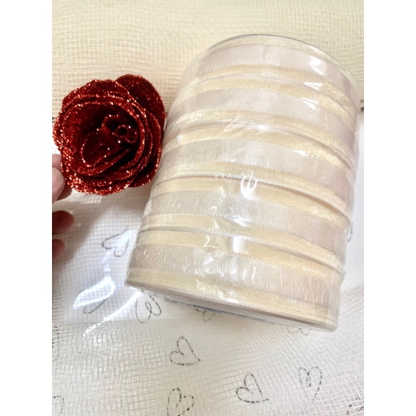 Ruy Băng Voan Lụa Khổ 2CM Làm Hoa, Nơ, Gói Quà, Gói Hoa (ảnh thật sản phẩm)