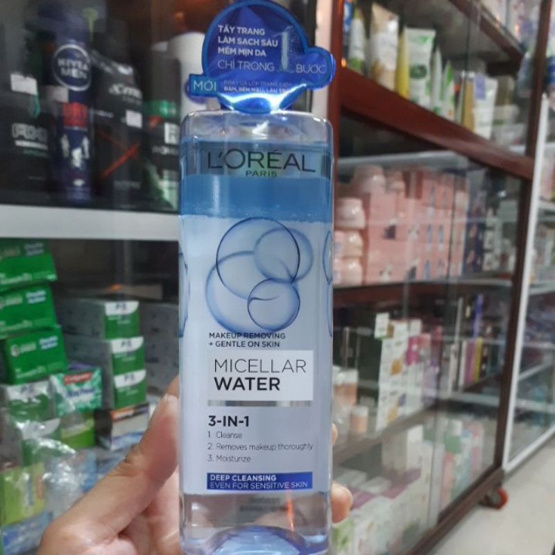 Nước Tẩy Trang Làm Sạch Sâu L'Oreal Micellar Water 3 In 1 Deep Cleansing