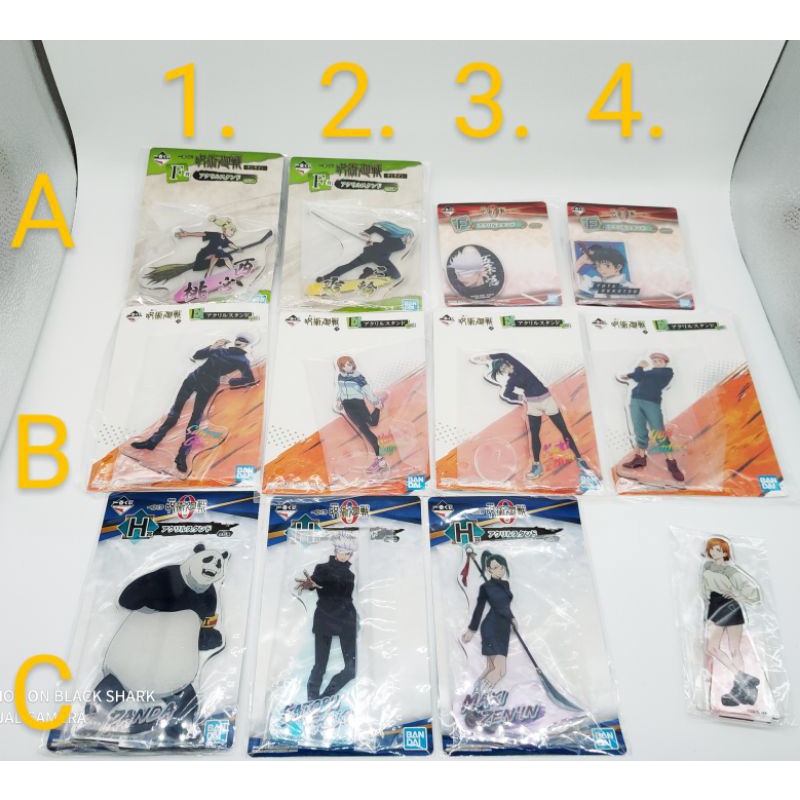 Mô hình nhựa đứng, tượng mica anime / manga, standee Jujutsu Kaisen, JJK số 13, chính hãng Bandai