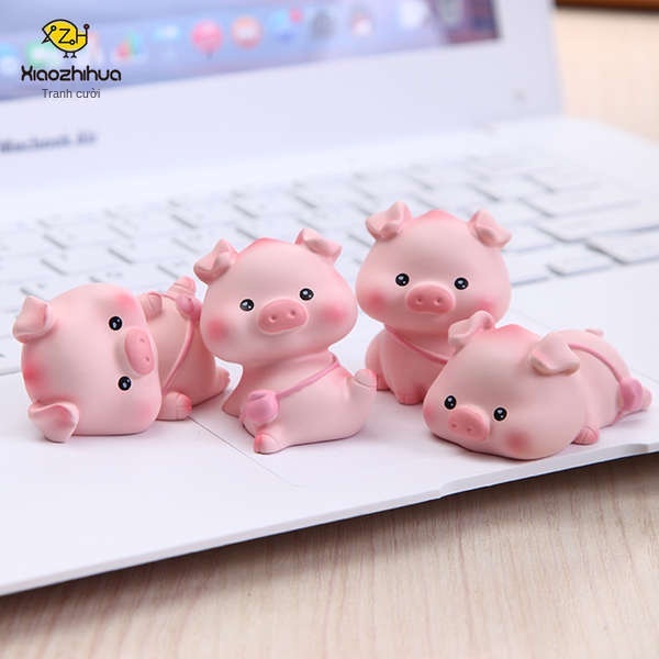Đồ trang trí heo con dễ thương sáng tạo nhỏ