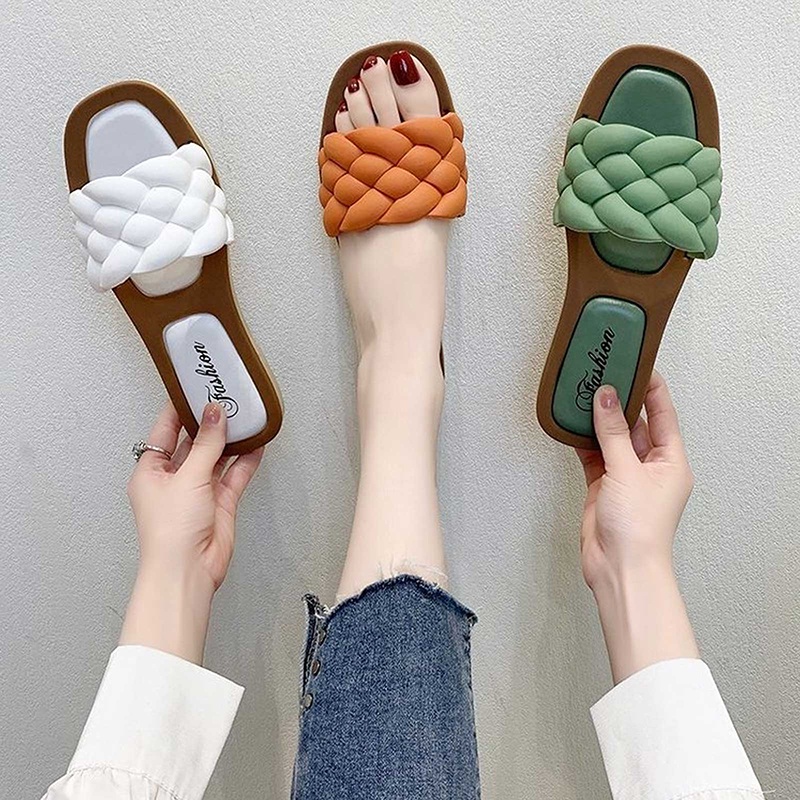 Xăng đan Đế Dày Chống Trượt Thời Trang Mùa Hè Dành Cho Nữ