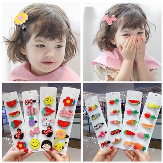 Set Kẹp Tóc Nhiều Kiểu Dáng Dễ Thương Cho Bé Gái