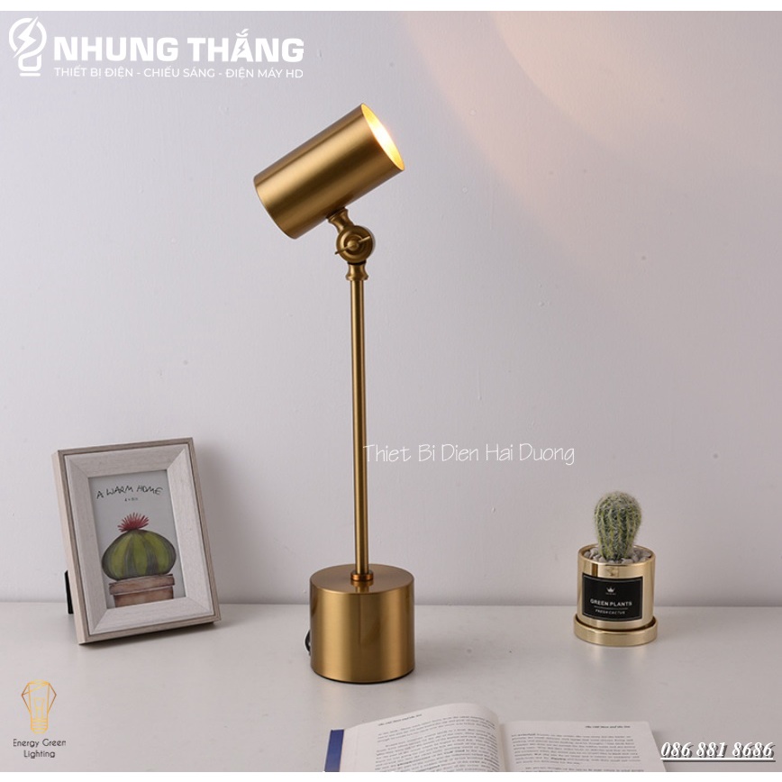 Đèn Bàn Học Đọc Sách, Làm Việc DB-3070 - Khung Kim Loại - Kiểu Dáng Sang Trọng - Điều Chỉnh Được Góc Chiếu -Kèm Bóng Led
