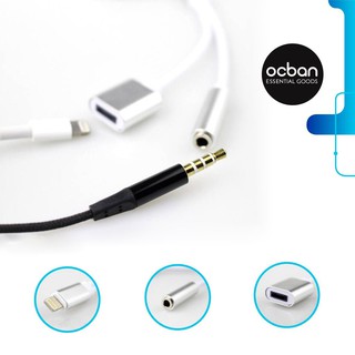 Cáp Chia Lightning Ra 3.5mm Và cổng Sạc Cho iPhone