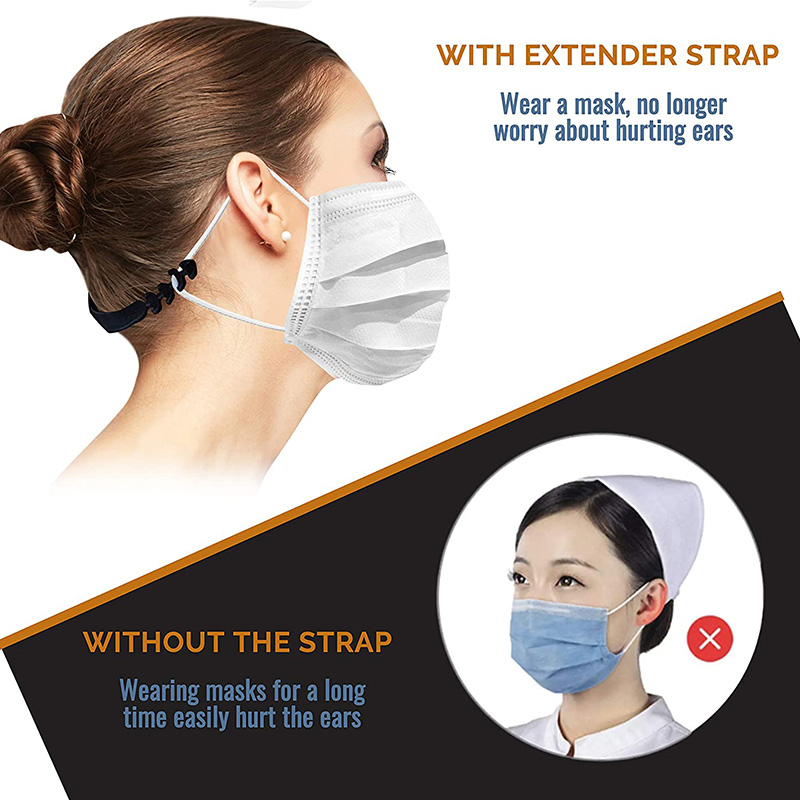 (Hàng Mới Về) Móc Gắn Khẩu Trang Chống Bụi Điều Chỉnh Tiện Dụng