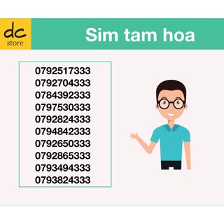 Sim tam hoa 333 sim số đẹp mobifone