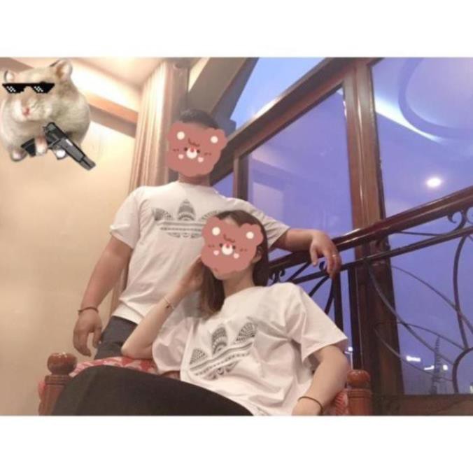 Áo phông unisex áo đôi couple adidas màu trắng freesize New 2021 * 💝  ཾ