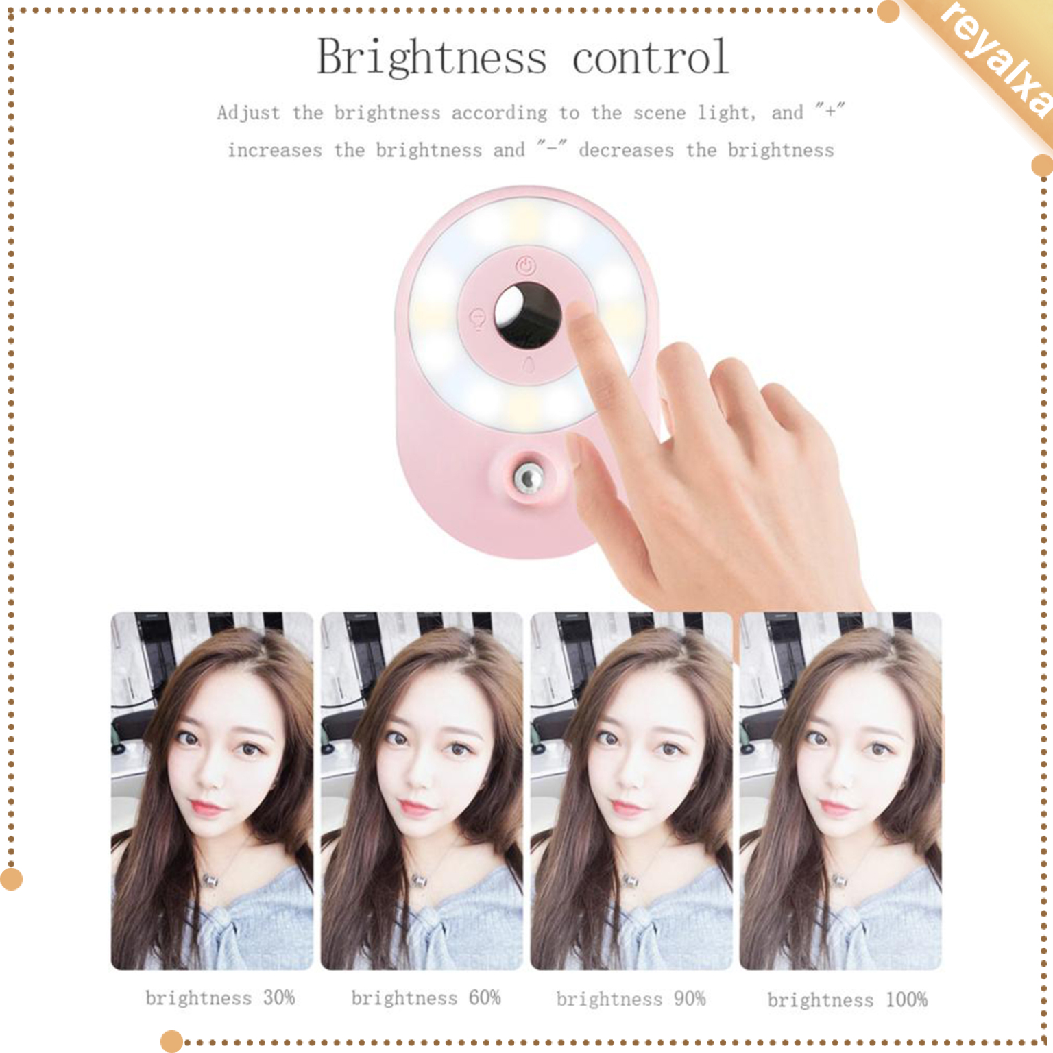 Đèn Led Tròn Gắn Điện Thoại Hỗ Trợ Chụp Ảnh Selfie Với 4 Kiểu Dáng Khác Nhau