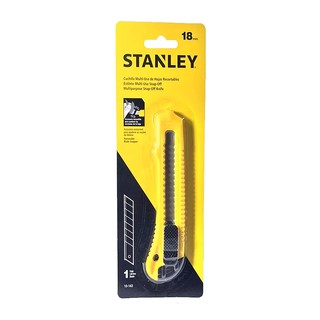 Dao rọc giấy cán nhựa 18mm stanley 10-143-s