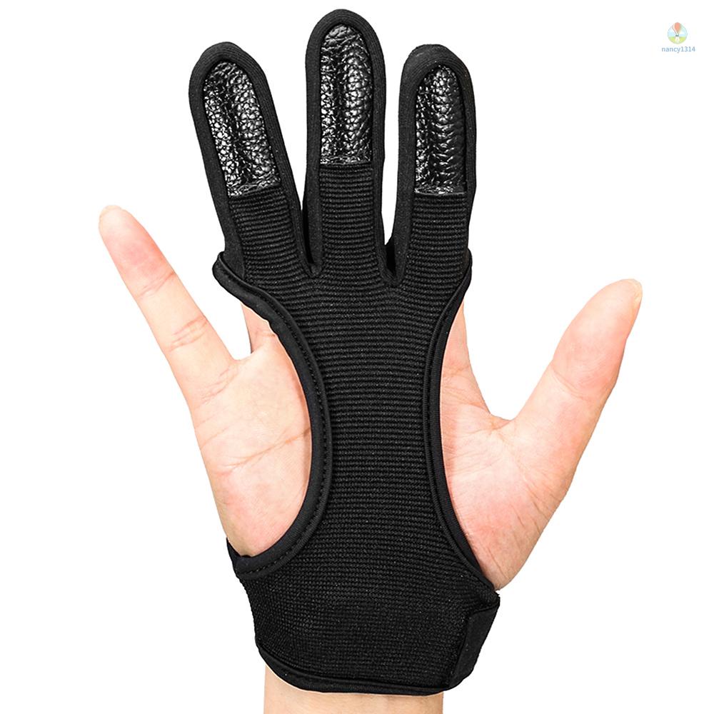 1 Chiếc Găng Tay Da Bảo Vệ Khi Bắn Cung