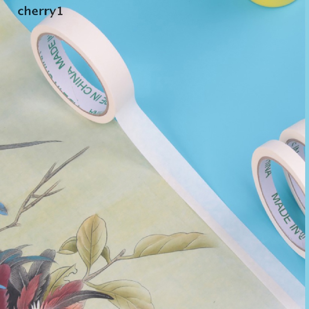 [cherry1] Cuộn Băng Keo Giấy In Màu Nước Nghệ Thuật