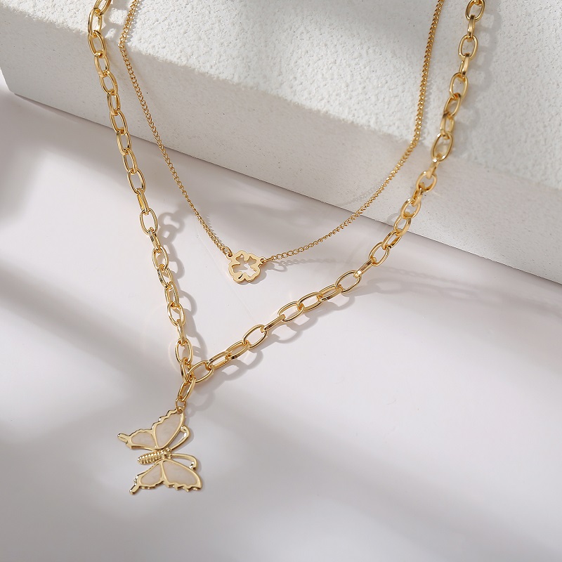 Vòng cổ nhiều lớp mặt dây nhiều kiểu dáng thời trang retro cho nữ