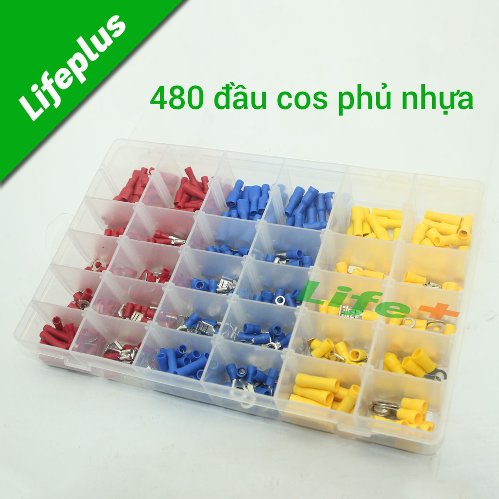 Hộp  đầu cos phủ nhựa chuyên sửa xe