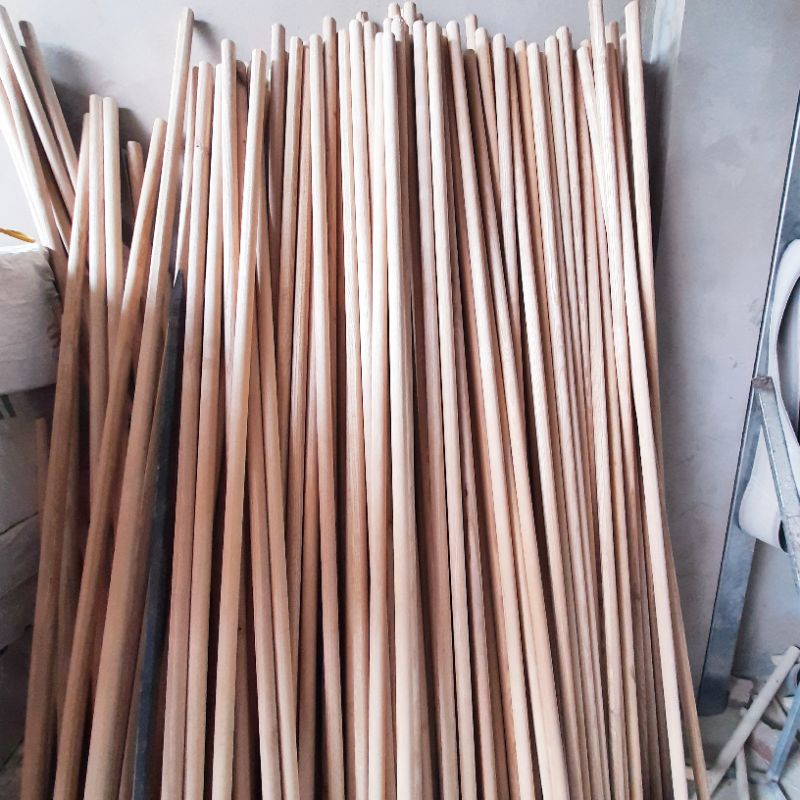 Thanh Gỗ Tròn Treo Rèm Gỗ Tần Bì Dài 2m