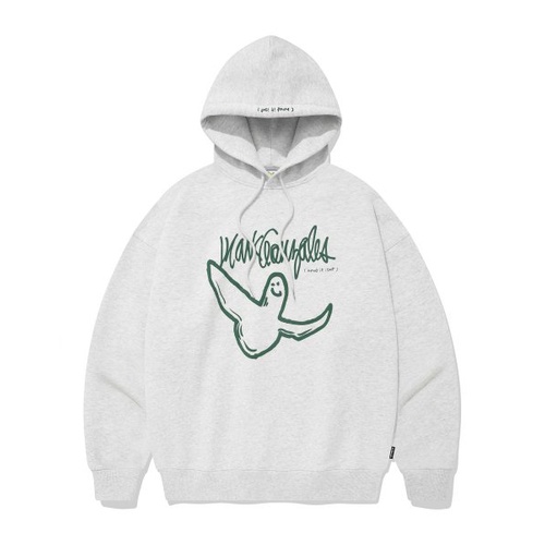 Whathitisnt Áo sweater Chui Đầu Dáng Rộng Có Mũ Trùm Hình Thiên Thần Cho Nam Và Nữ