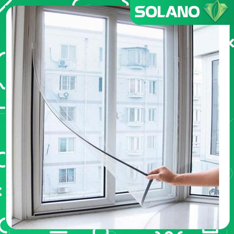 Lưới Chống Muỗi Dán Cửa Sổ SOLANO Dạng Rèm Chống Muỗi 130 x 150 cm HG-001293