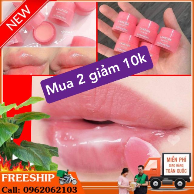 (FREESHIP) ❤ [CHÍNH HÃNG] Video🎬 Ủ môi căng mọng LANEIGE