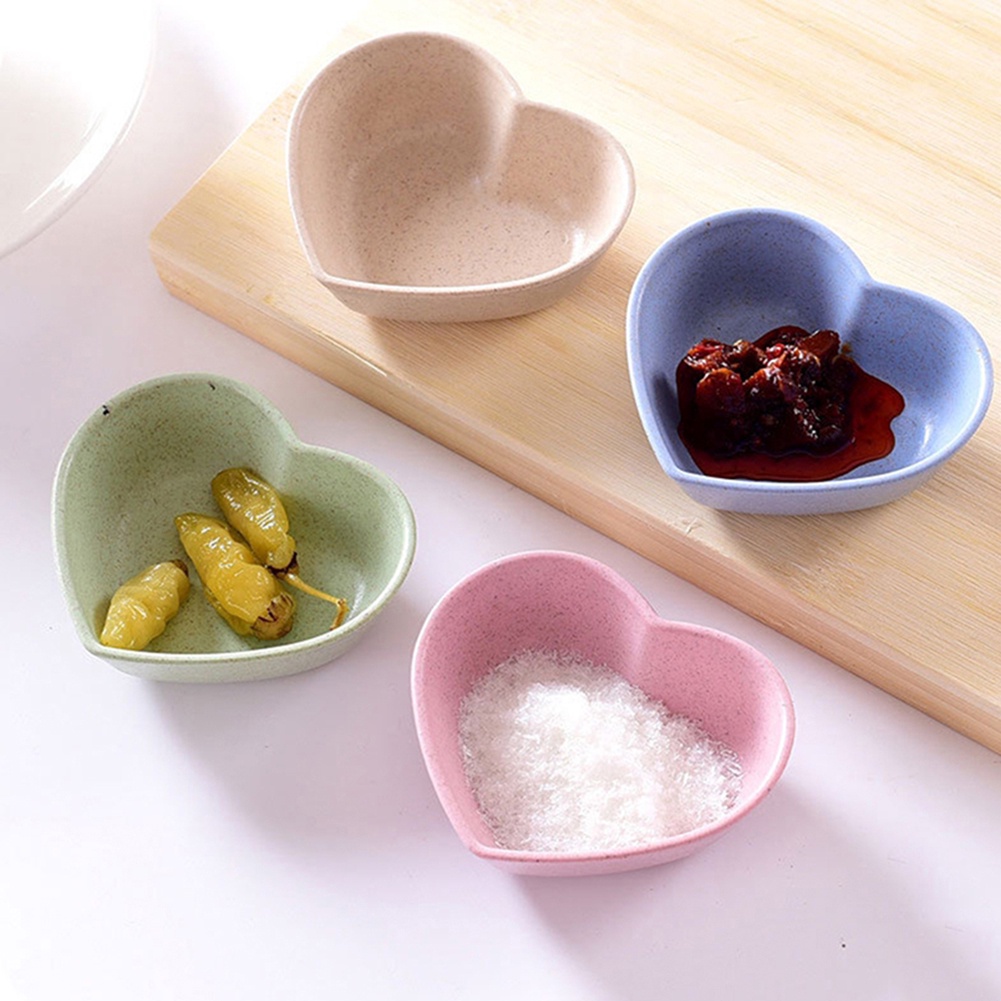 Đĩa đựng gia vị nước chấm hình hoa/trái tim xinh xắn