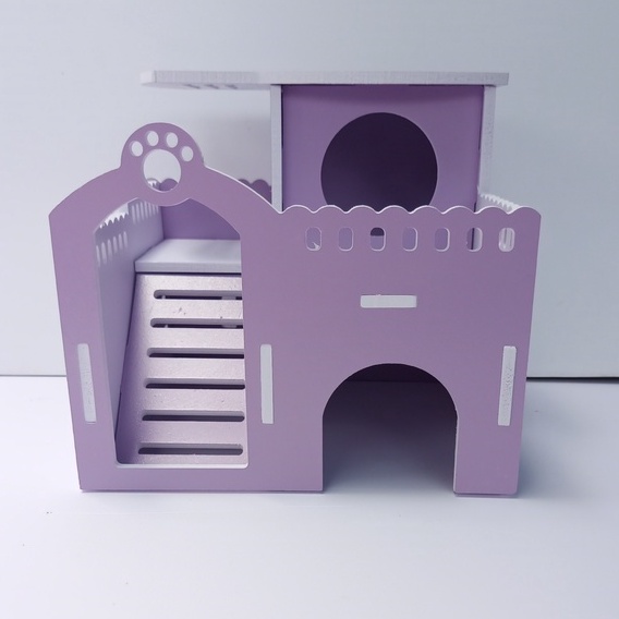 Nhà ngủ cung điện cho hamster kích thước 16.5x16x15cm - XNTC33