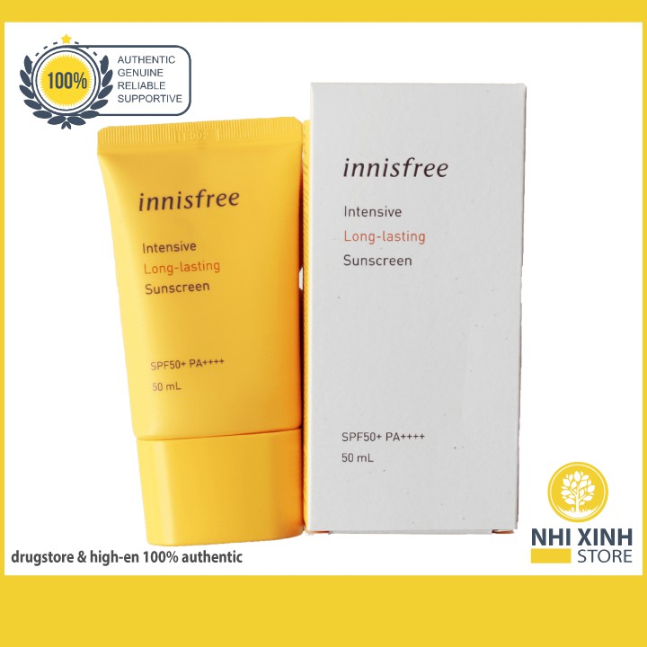 [NEW 2020] Kem Chống Nắng Innisfree Intensive Long Lasting Sunscreen