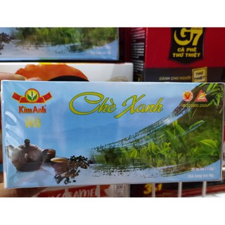 Chè xanh túi lọc Kim Anh hộp 45g
