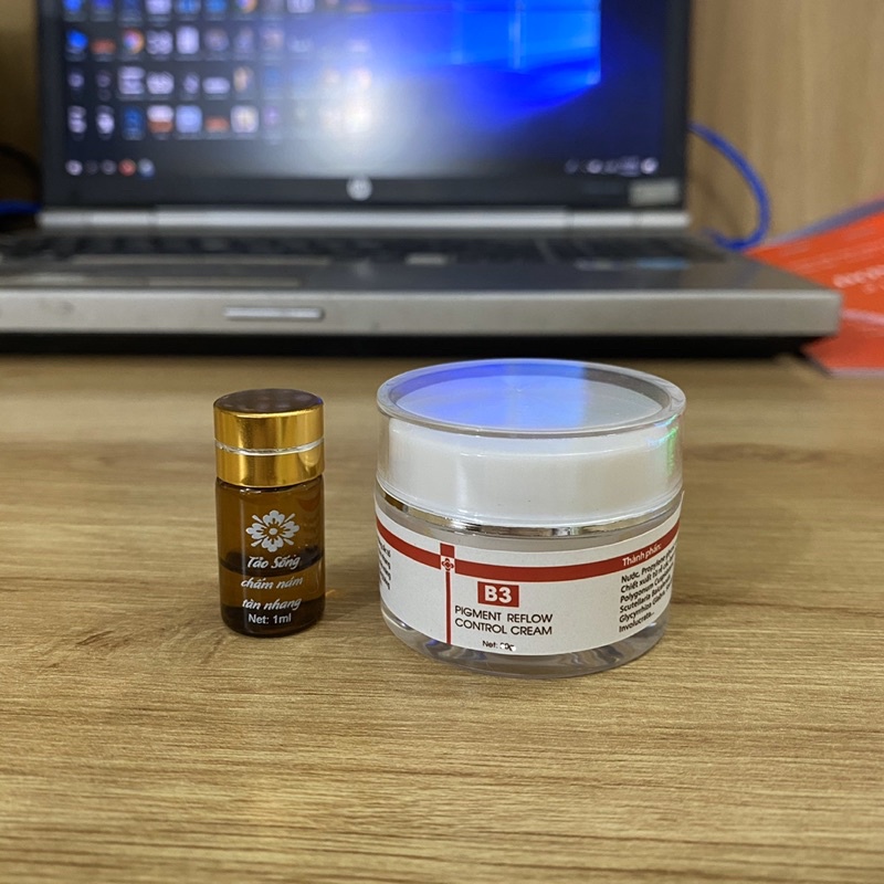Combo chấm nám tàn nhang + Kem phục hồi da, chống tăng sắc tố Handmade
