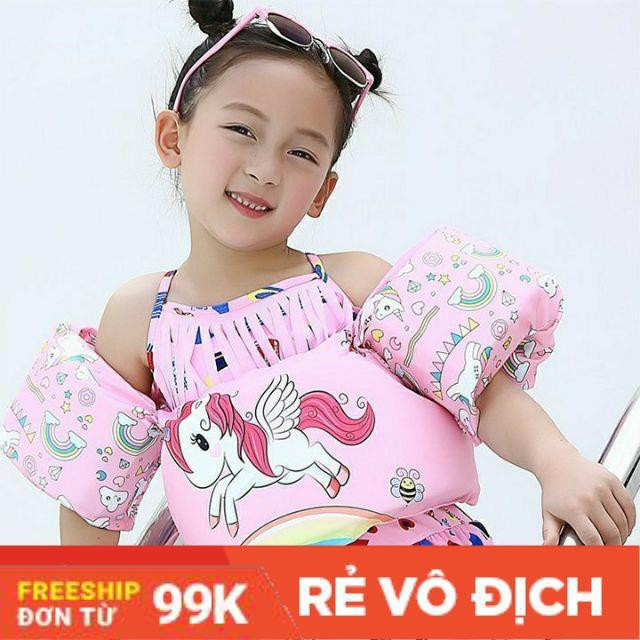 Phao bơi trẻ em (từ 2 - 8 tuổi), Phao đeo tay chất liệu cao cấp tiêu chuẩn EU, an toàn cho bé
