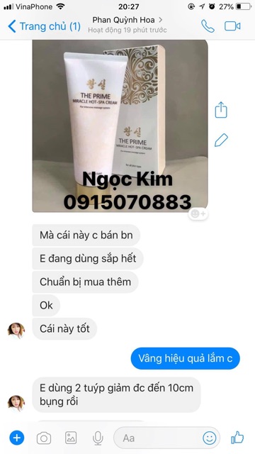Kem Tan mỡ The Prime