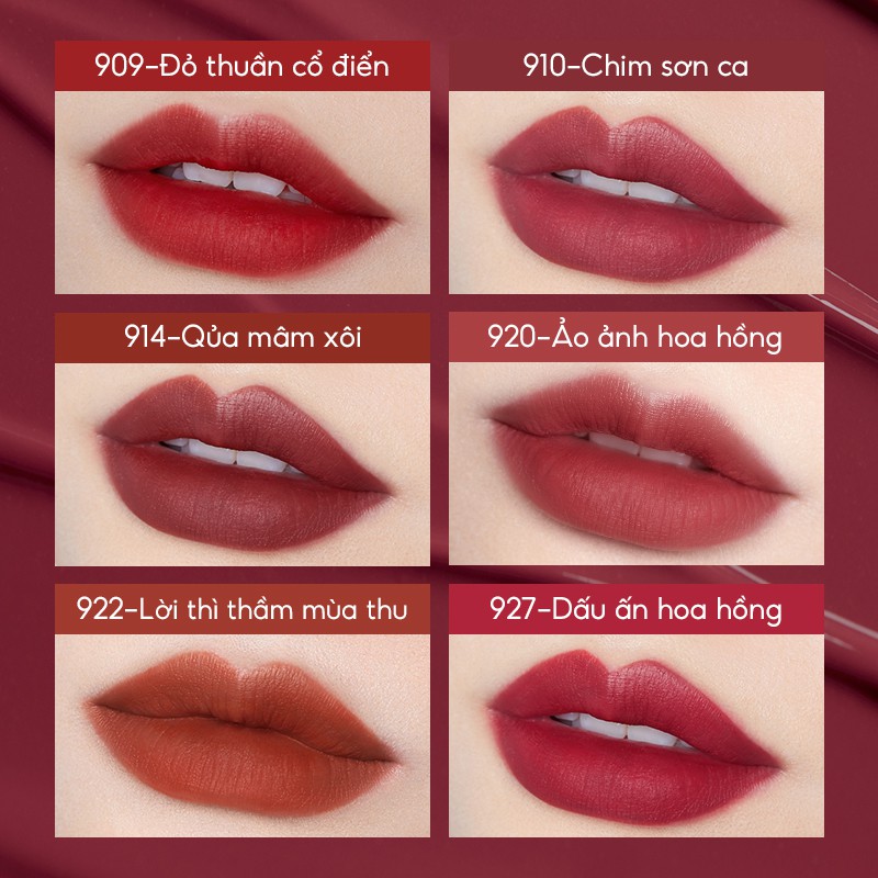 Son Kem Perfect Diary Dreammatte Màu Lì Tông Màu Cổ Điển Lâu Trôi 2.5g