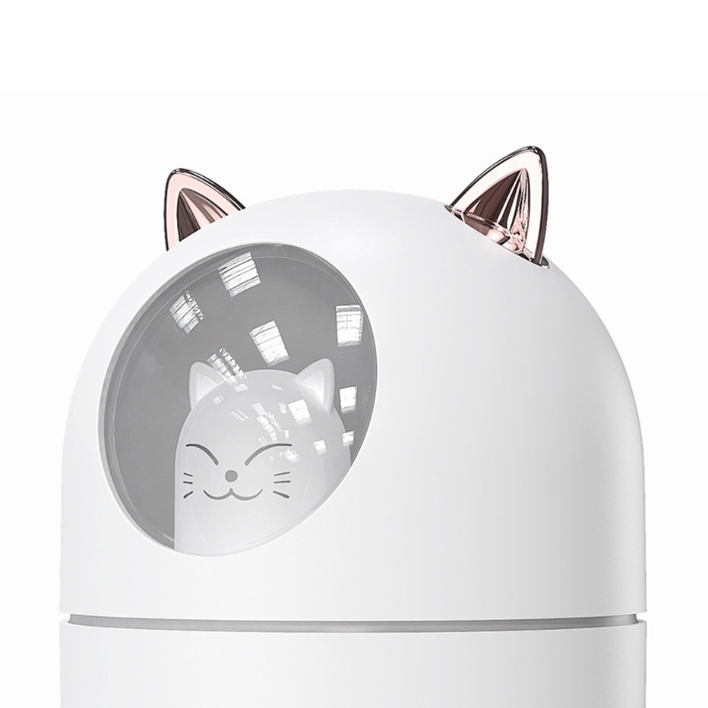 Shas Máy Phun Sương Tạo Ẩm Cao Cấp 300ml Màu Trắng Hồng Dễ Thương Dùng Cho Bể Cá