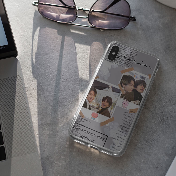 Ốp đt Taekook collage happy cho iphone 6,6plus,7,7plus,8,8plus,x,xr,xs,11,12,pro,max,plus,promax BLUGDR0108