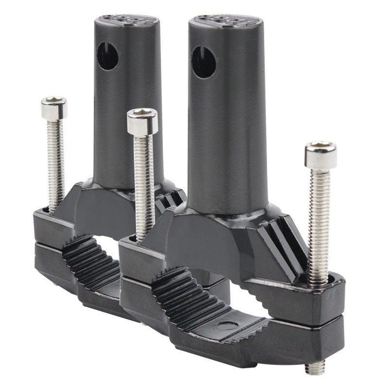 Pat kẹp phuột lắp đèn trợ sáng các loại xe mô tô 2-6cm