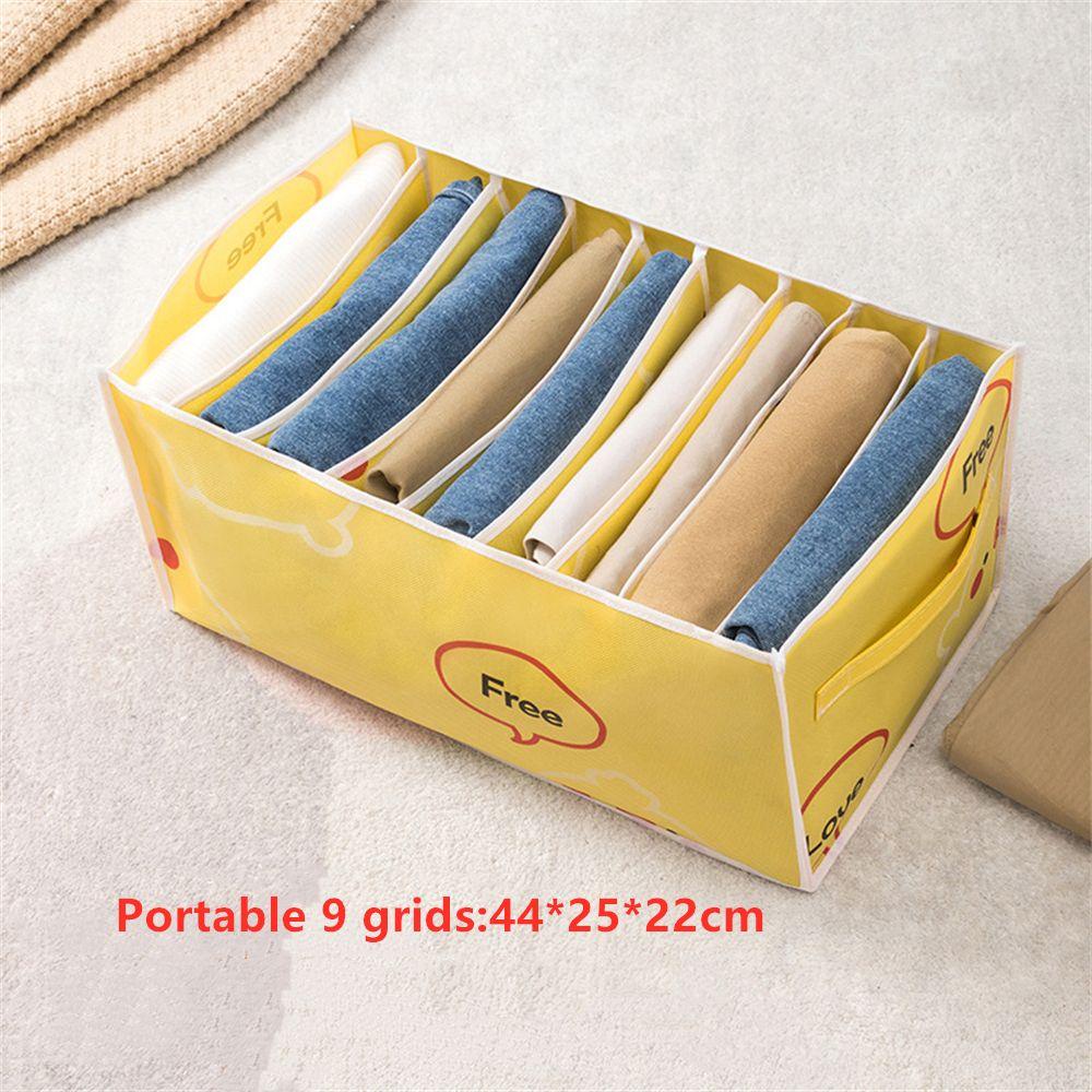 KUNHEV Hộp Vải Đựng Quần Áo 7 / 9 / 12 Ngăn Đa Năng Tiện Dụng