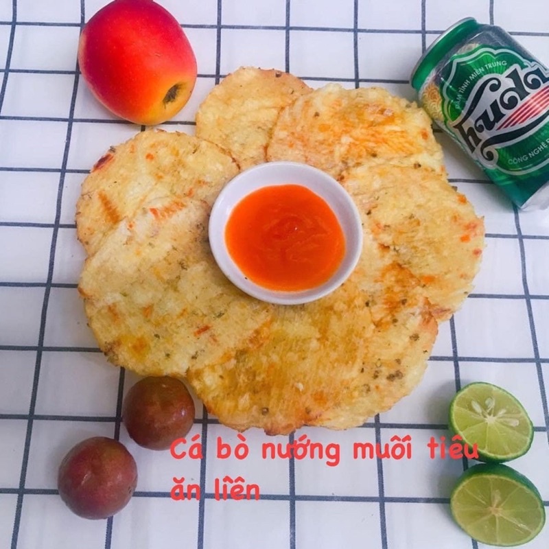 Cá bò nướng muối tiêu ăn liền đặc sản Đà Nẵng
