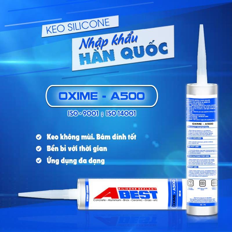 KEO SILICONE ABEST A500  OXIME, NHẬP KHẨU HÀN QUỐC (300ml)