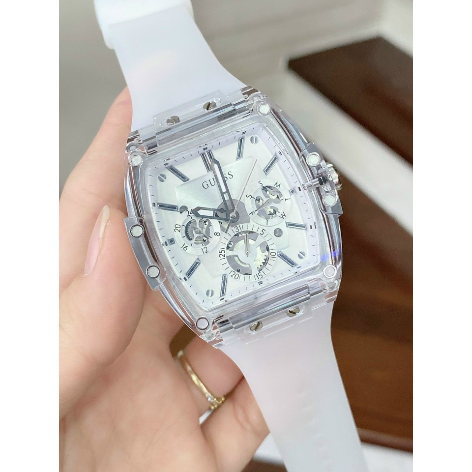 Đồng Hồ Nam Unisex Guess GW0203G4 GW0203G3 GW0203G7 , Dây Cao Su , Size 43mm