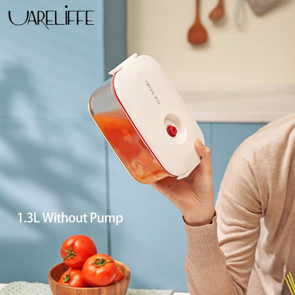Hộp bảo quản thực phẩm UARELIFFE bằng nhựa hút chân không dung tích 1l/1.3l