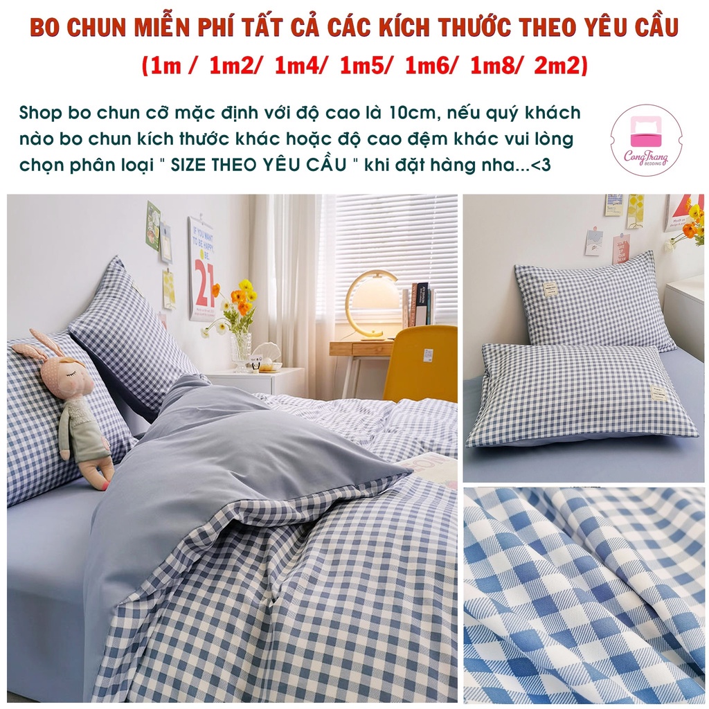 Bộ chăn ga gối chất cotton poly nhập khẩu họa tiết hoa lá cành - chăn ga Hàn Quốc đủ size miễn phí bo chun | BigBuy360 - bigbuy360.vn