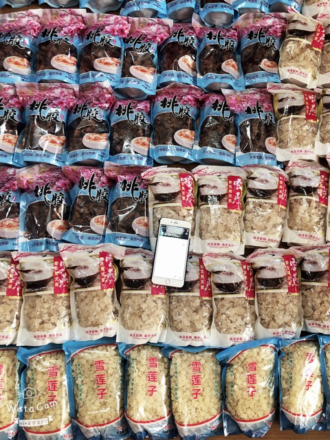 Combor sỉ chè dưỡng nhan mỗi loại 100gr Tuyết yến. nhựa đào, bồ mễ, long nhãn, kỷ tử, táo đỏ.