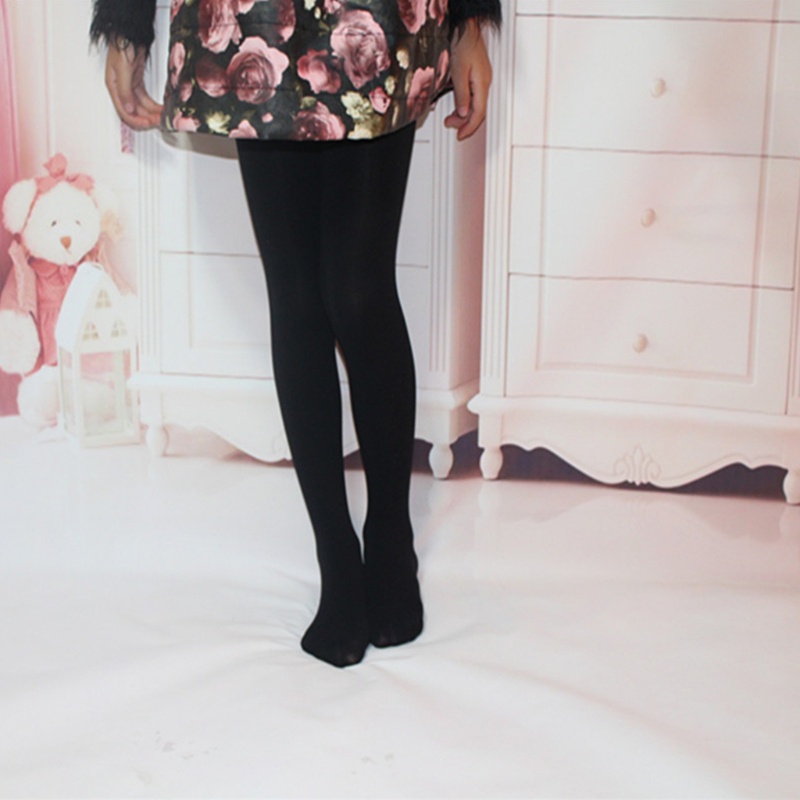 Quần Tất Màu Trơn Hóa Trang Halloween Cho Bé