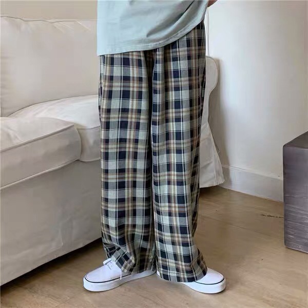 [Mã FAMAYWA giảm 10K đơn 50K] Quần ống suông kẻ caro nhiều màu ulzzang / Quần caro ống rộng nhiều màu unisex | BigBuy360 - bigbuy360.vn
