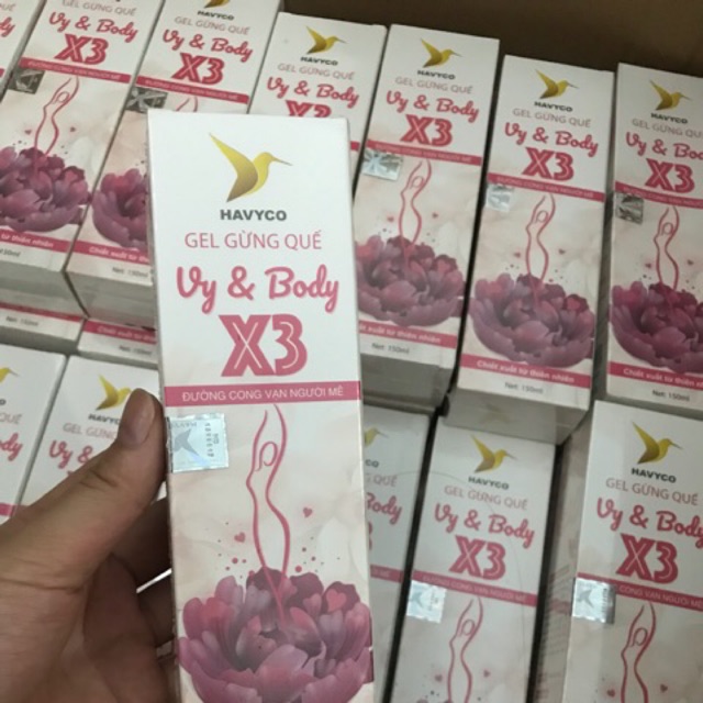 (RẺ VÔ ĐỊCH)Gel tan mỡ Vy&body X3 ( Mẫu mới)