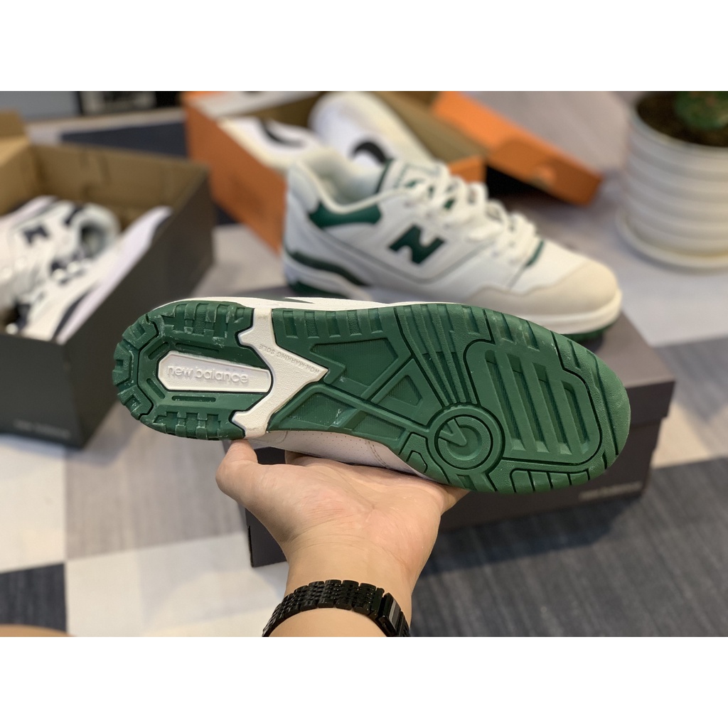 Giày sneaker thể thao nb new blance 550 white green xanh lá hàng cao cấp - ảnh sản phẩm 3