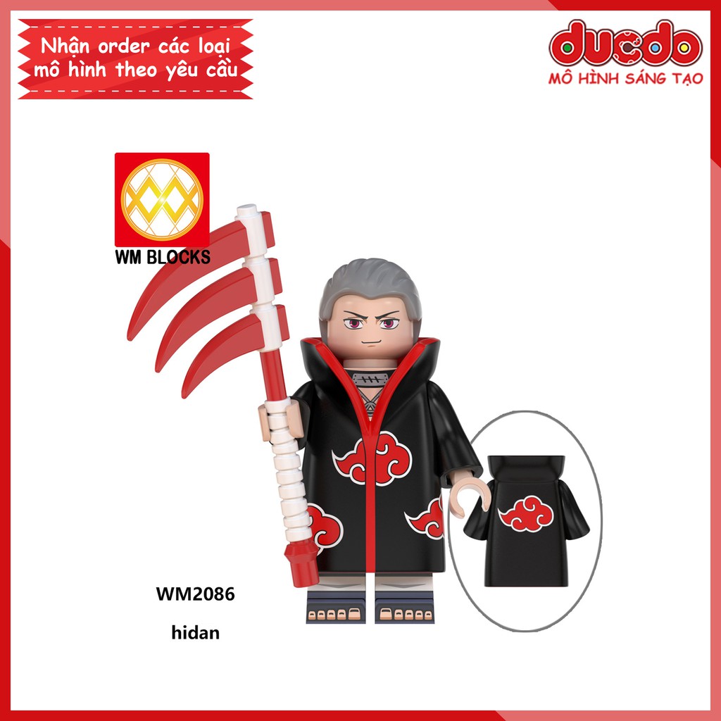 Minifigures các nhân vật trong Naruto, Sasuke mới nhất - Đồ chơi Lắp ghép Xếp hình Mô hình Mini WM6105