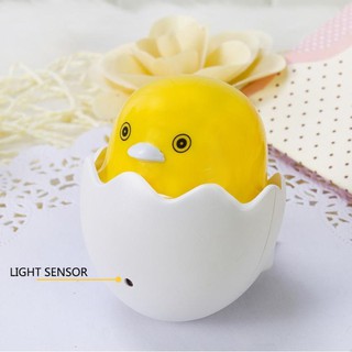 #Đèn ngủ cảm ứng hình gà con (đèn ngủ trứng)
