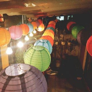 Đèn lồng trang trí tết cửa hàng