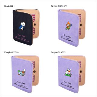 KPOP BTS  Short Wallet Card Pack Cartoon Character Wallet