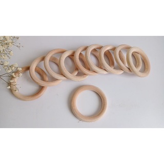 Khoen gỗ tròn macrame