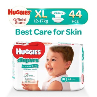 [tặng 2 thìa báo nhiệt cảm ứng,CHÍNH HÃNG]TÃ DÁN HUGGIES PLATINUM XL44